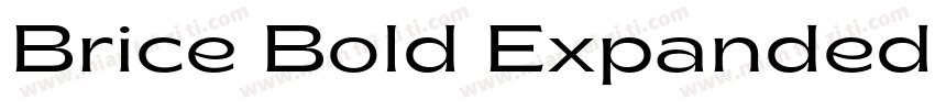 Brice Bold Expanded字体转换